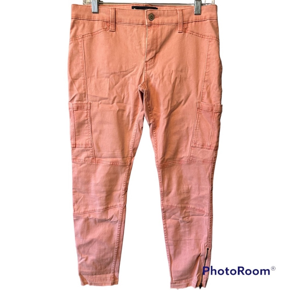 Hollister Pants Pink Skinny Cargos Size 7 W28
